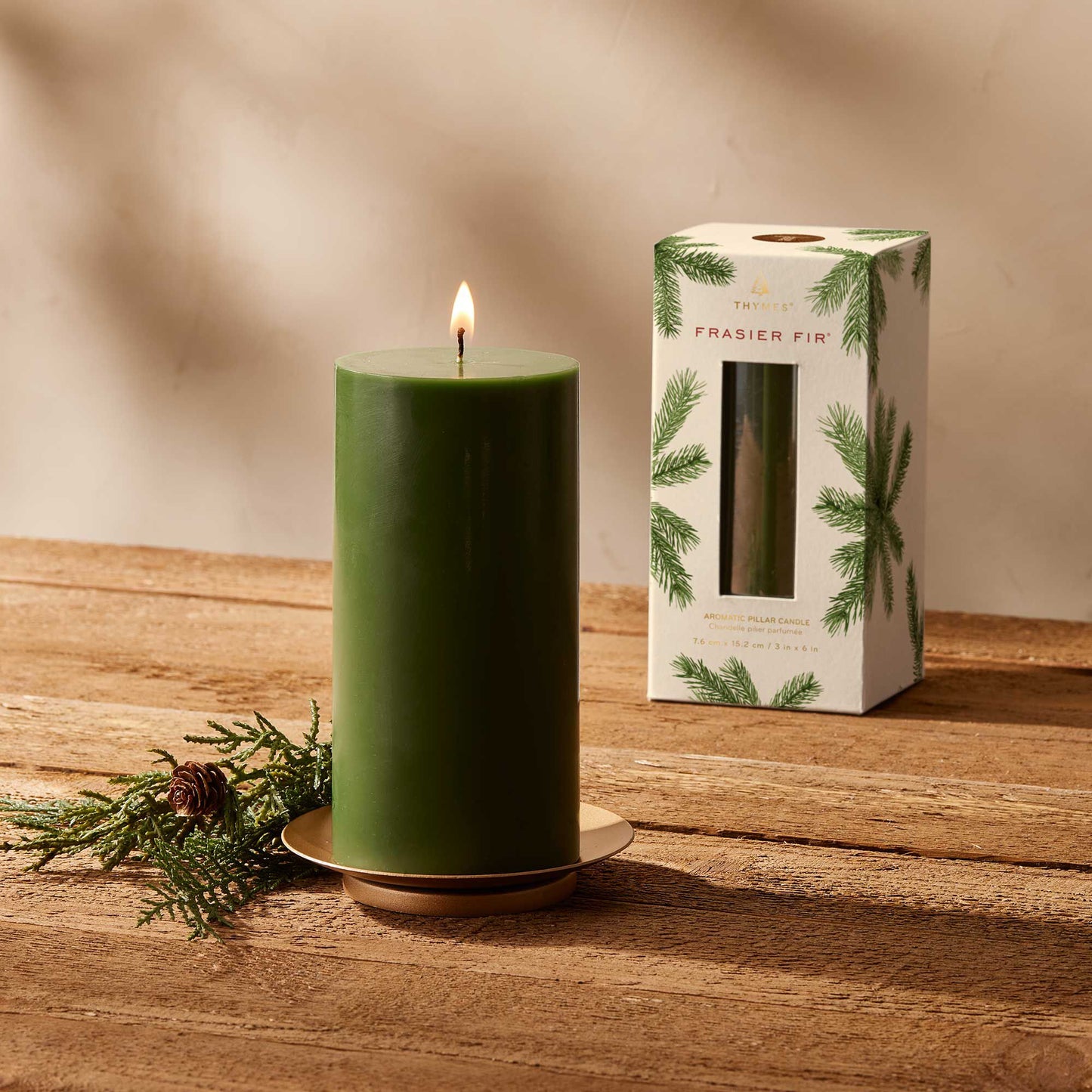 Fraiser Fir Aromatic Pillar Candle